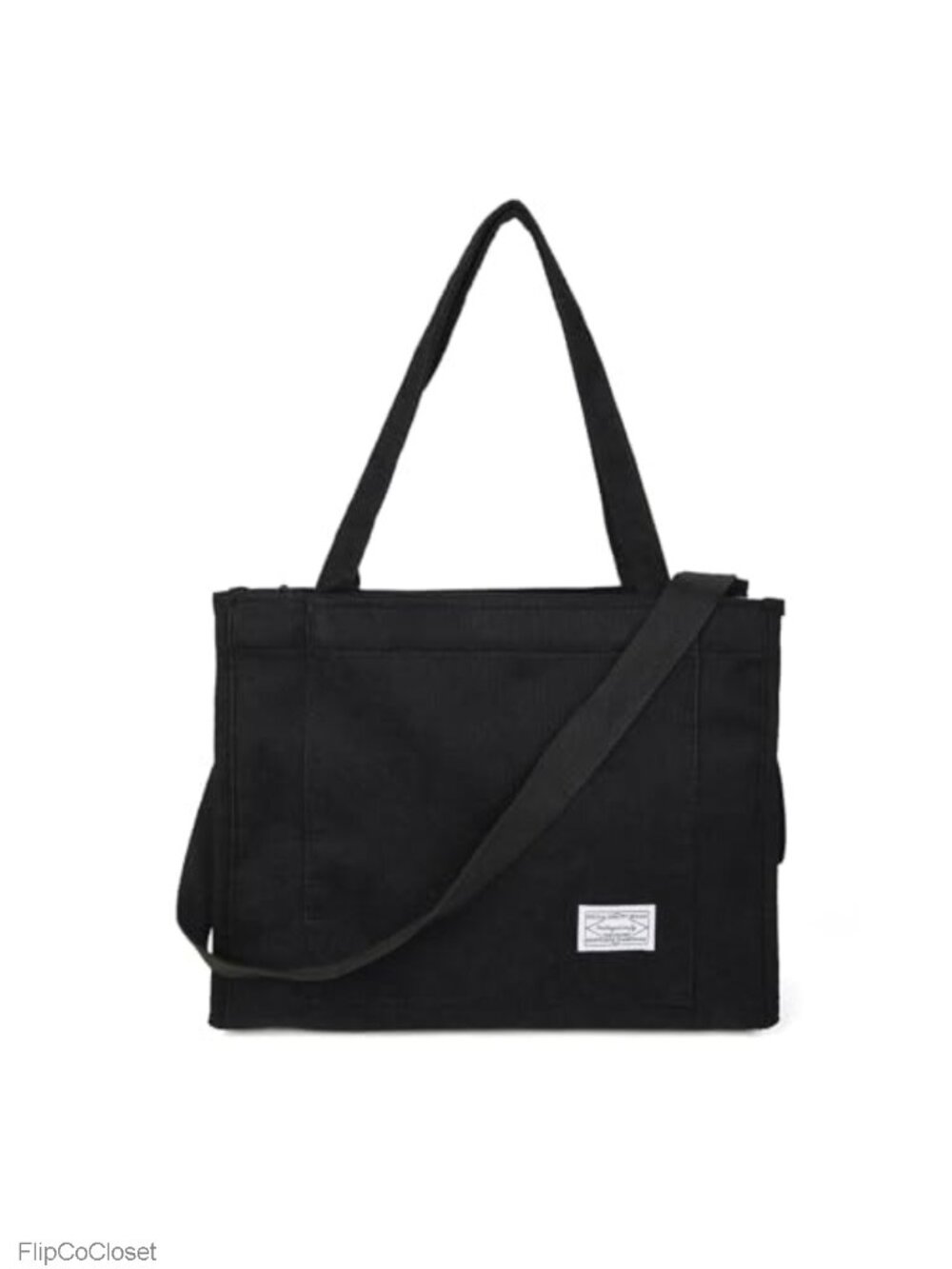 Corduroy Tote Bag Women Travel Crossbody Adjustable Strap